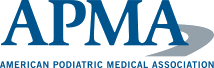 Logo Recognizing Sol Foot & Ankle Centers's affiliation with American Podiatric Medical Association